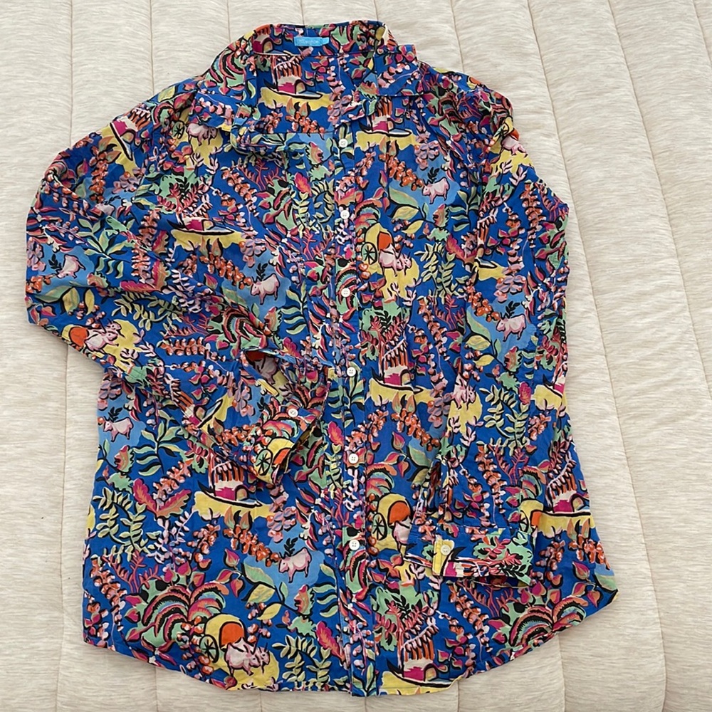 J. McLaughlin shirt. 100% cotton. Brand new like.